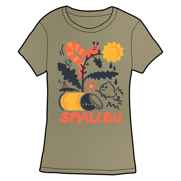 Smallbu Worm Shirt PRE-ORDER Shirts Smallbu Army Fitted Small 