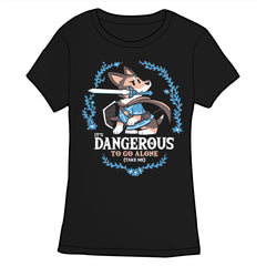 It's Dangerous to Go Alone (Take Me) Shirt Shirts Sam Logan Fitted Small