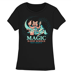 Magic Is Just Science That I Made Up Shirt Shirts Sam Logan Black Fitted Small