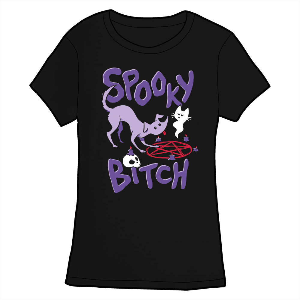 Spooky Bitch Shirt Shirts Brunetto Fitted Small  