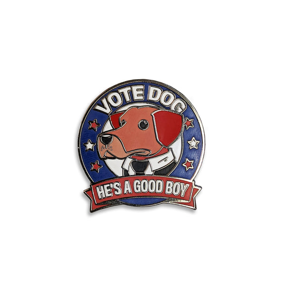Vote Dog 2023 Enamel Pin Pins and Patches SNF   