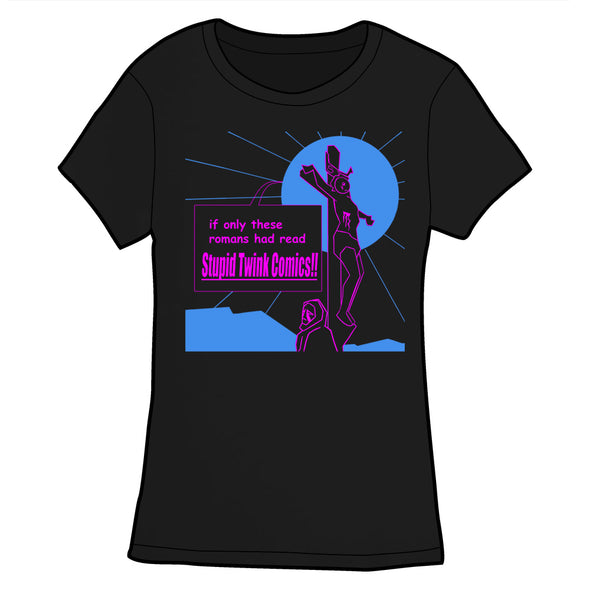 Crucifixion of a Salesman Shirt PRE-ORDER Stickers stupid twink Fitted Small