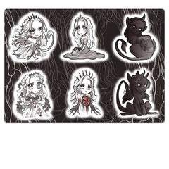 Slay the Princess - The Pristine Cut Sticker Sheets, Wave 1 Stickers AH Sheet 02  