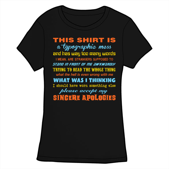 This Shirt is a Mess Shirt PRE-ORDER Shirts Brunetto Fitted Small  