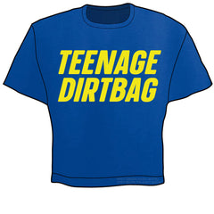 Teenage Dirtbag Crop Top (Blue) Shirts & Tops Wheatus