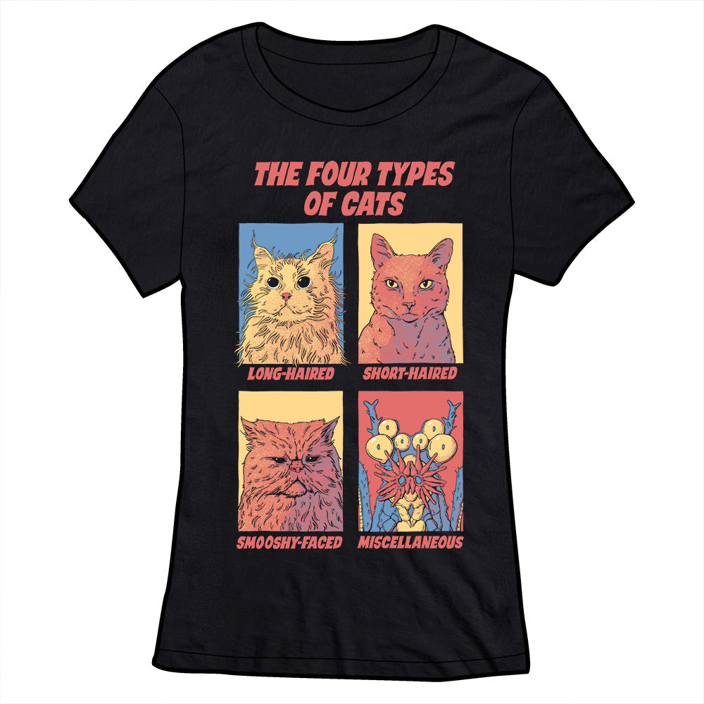 Four Types of Cats Shirt Pre-Order