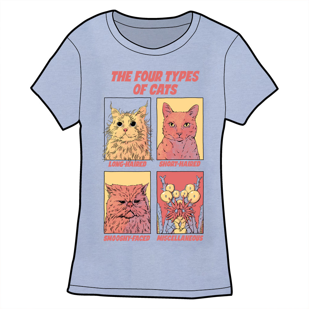 Four Types of Cats Shirt Pre-Order