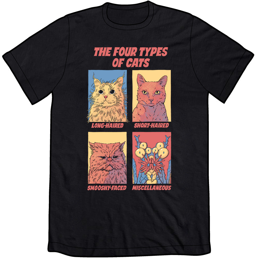 Four Types of Cats Shirt Pre-Order