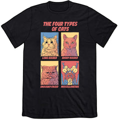 Four Types of Cats Shirt Pre-Order