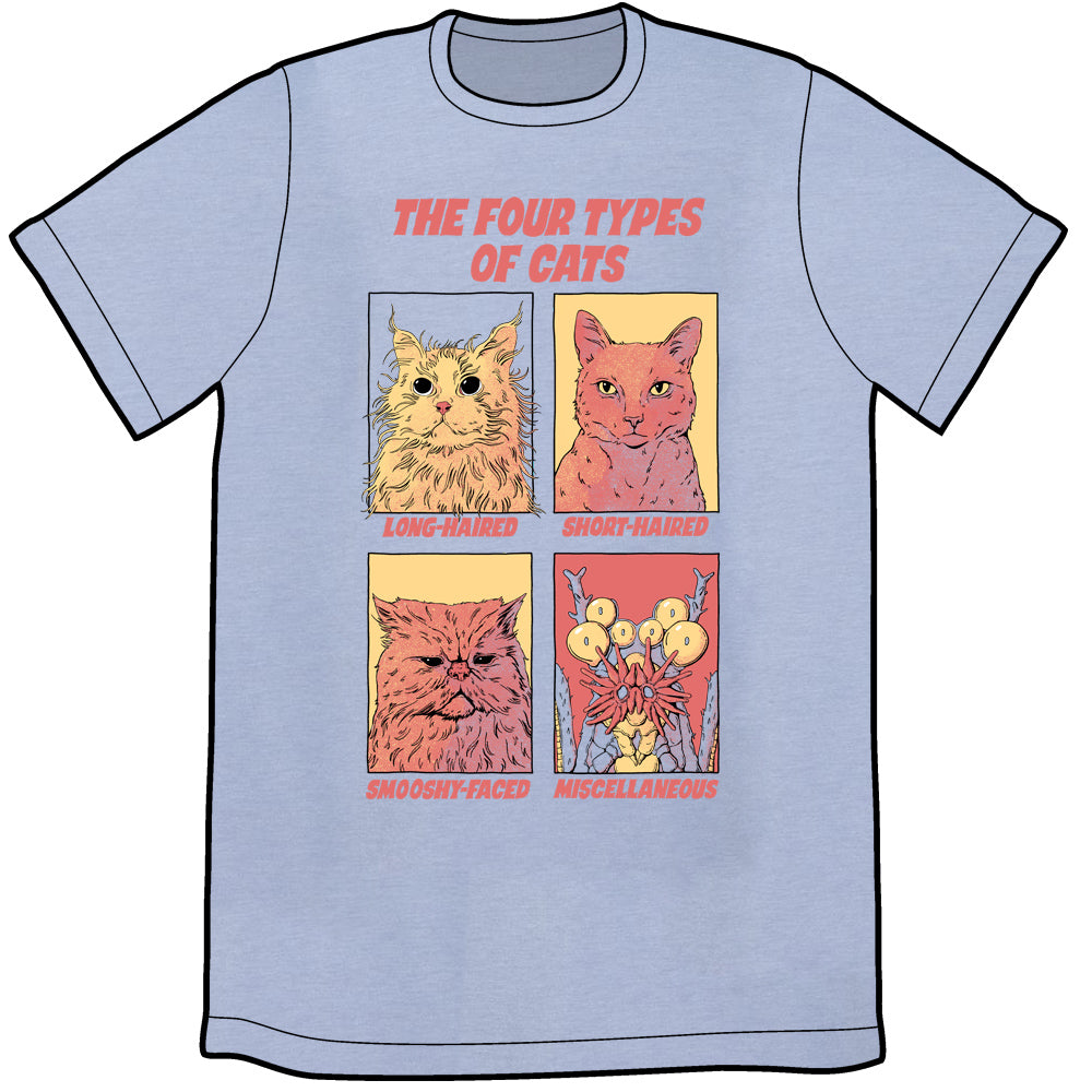 Four Types of Cats Shirt Pre-Order