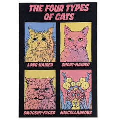 Four Types of Cats Limited Screen Printed Poster Art Welcome to Night Vale