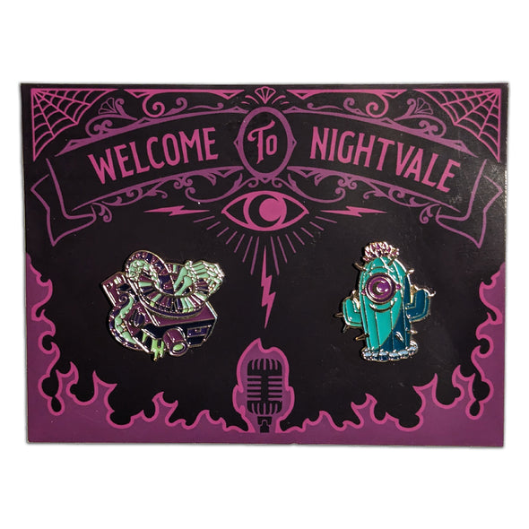 Selections from The Attic Tour *LIMITED* Shirts Welcome to Night Vale Pin Set