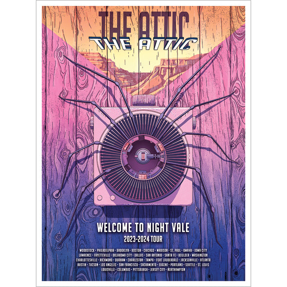 Selections from The Attic Tour *LIMITED* Shirts Welcome to Night Vale Poster (Not Signed)
