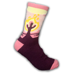 Fuzzy Desert Cactus Socks