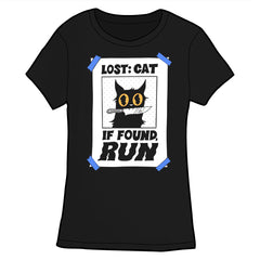 Lost Cat Shirt Shirts Welcome to Night Vale Fitted Black Small