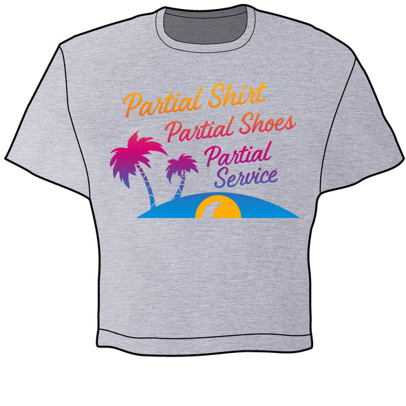 Partial Shirt Tanks and Crops Shirts Welcome to Night Vale Small Crop