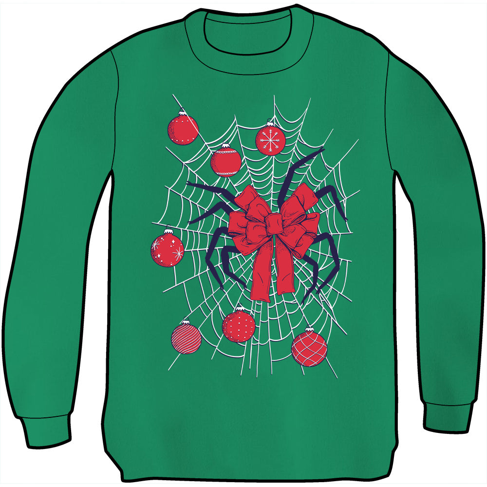 Spidermas Sweatshirt PRE-ORDER Shirts Welcome to Night Vale Small Kelly Green