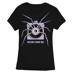 Spider Projector Attic Tour Shirt PRE-ORDER Shirts Brunetto Black Fitted Small 