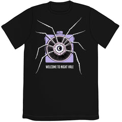 Spider Projector Attic Tour Shirt PRE-ORDER Shirts Brunetto Black Unisex Small 