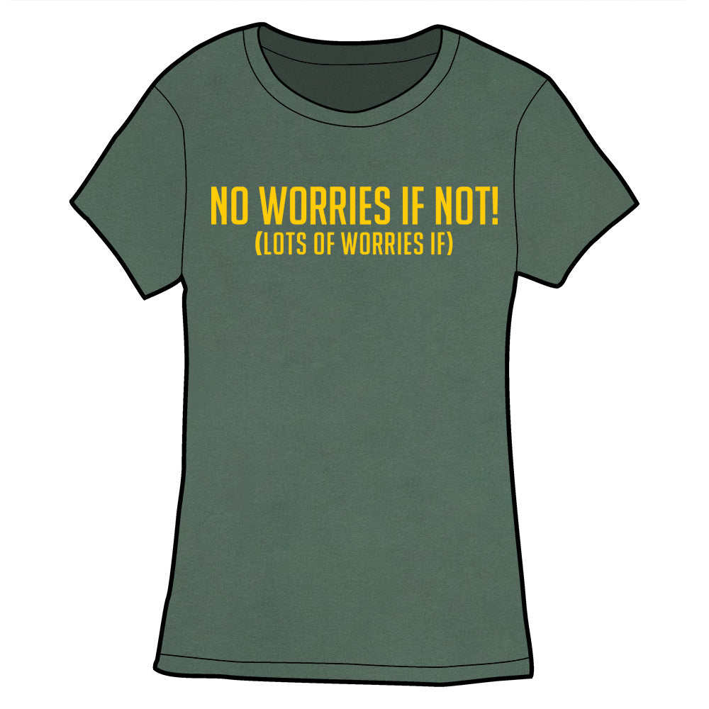 No Worries Shirt Shirts Welcome to Night Vale Fitted Small