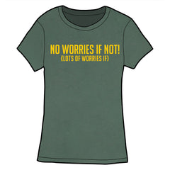 No Worries Shirt Shirts Welcome to Night Vale Fitted Small