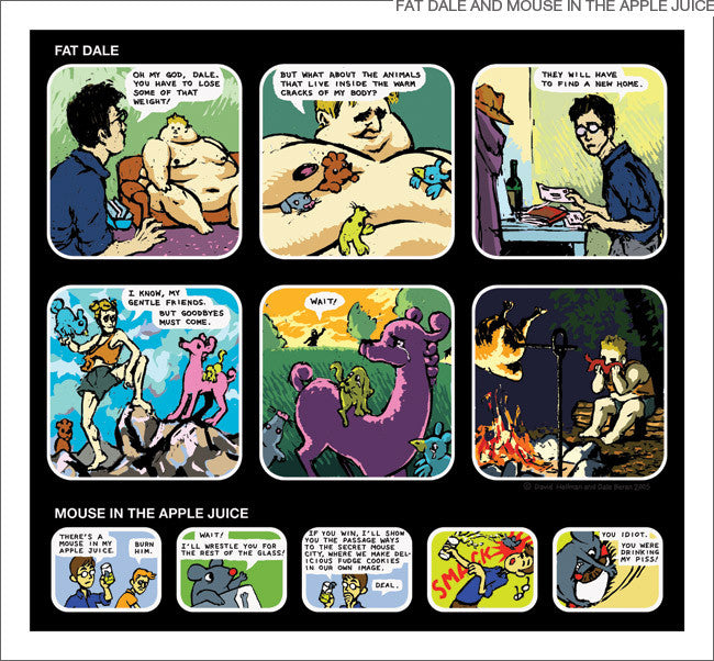 A Lesson Is Learned Comic Prints Art Cyberduds Fat Dale And... Apple Juice 11x12  ($16)  