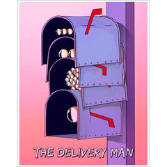 WTNV Episode Prints Art Cyberduds The Delivery Man - 201  