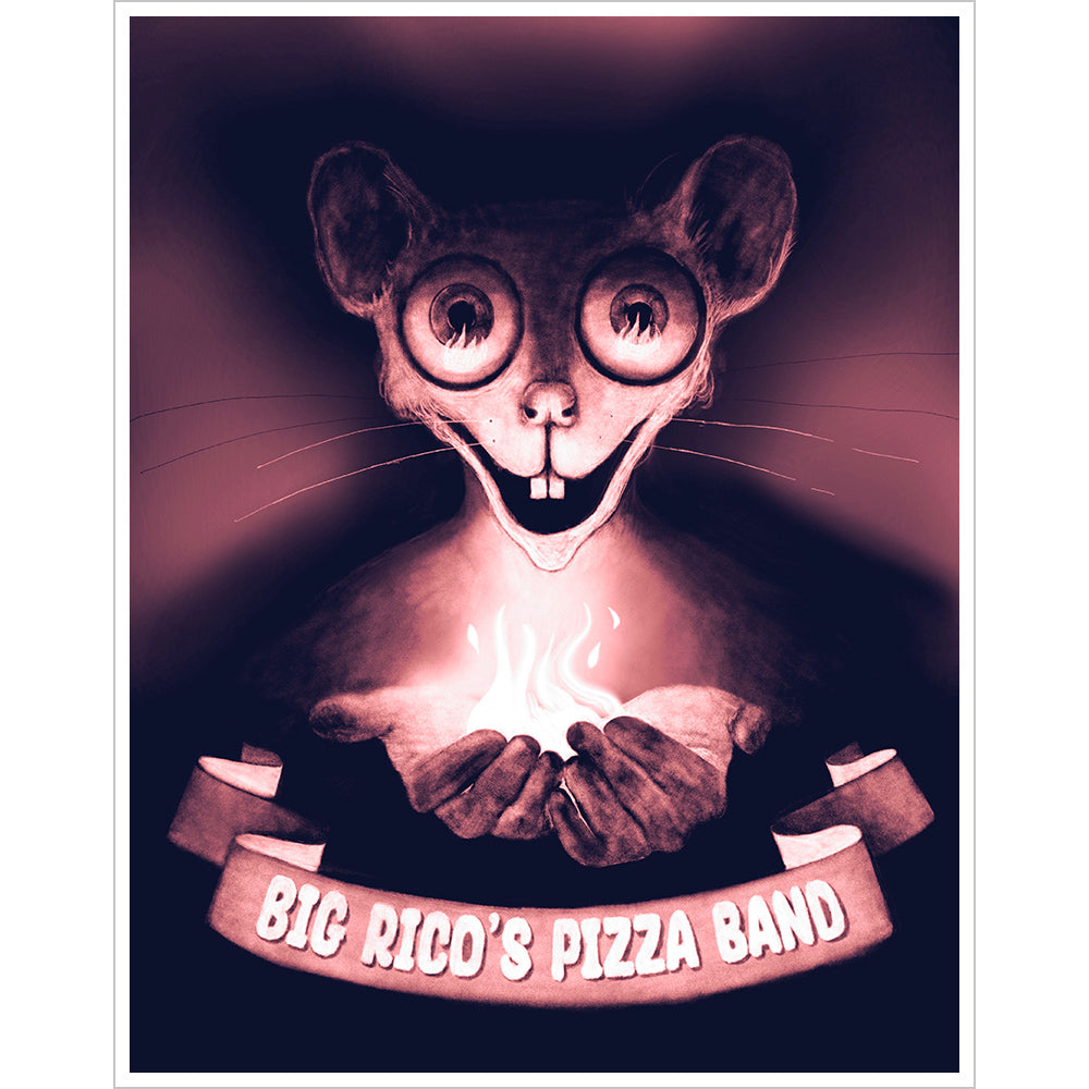 WTNV Episode Prints Art Cyberduds Big Rico's Pizza Band - 223  