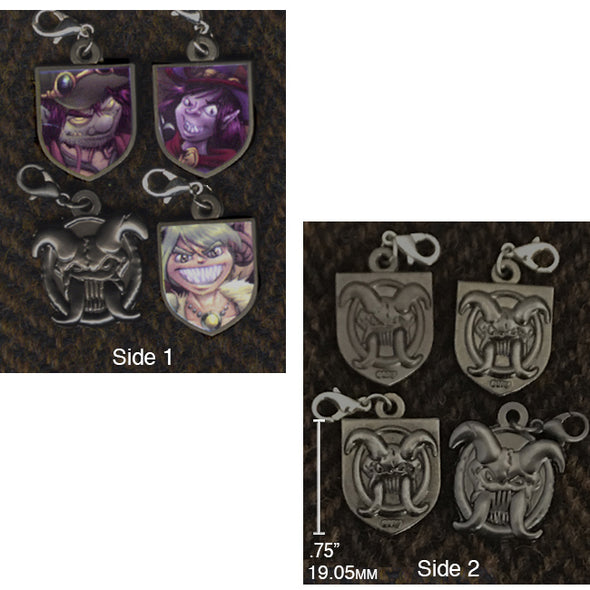 Girl Genius Charms Set 02 - Jäger Pins and Patches GG   