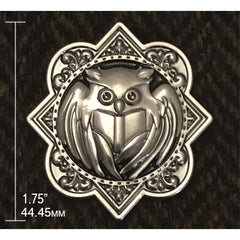Book Hunter Library Owl Pin Pins and Patches GG Silver  