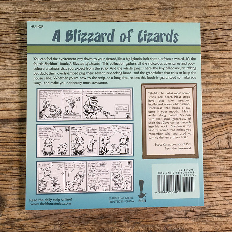 Sheldon Book 4 - Blizzard of Lizards Books SHEL   