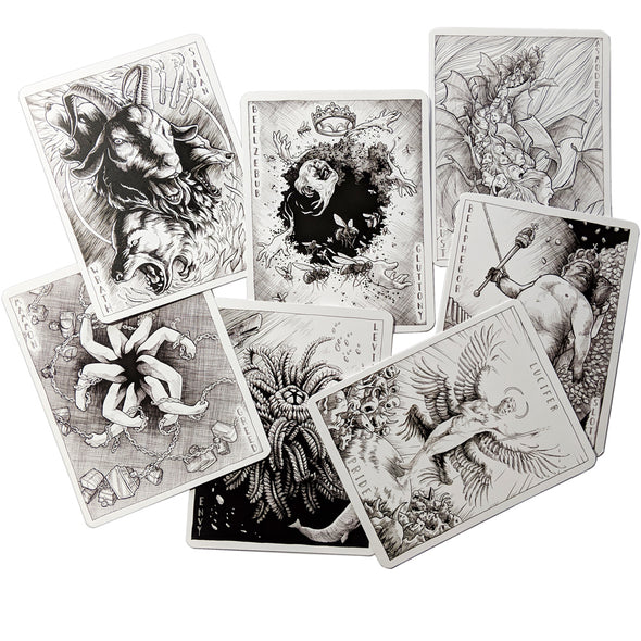 Demon Cards Set Cards AH   