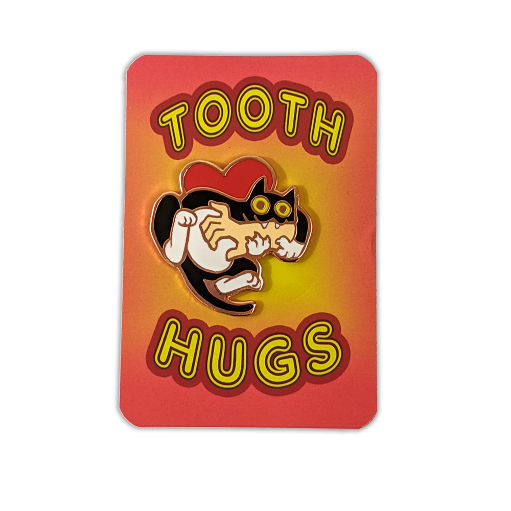 Spoons Tooth Hugs Pin Pins and Patches AH   