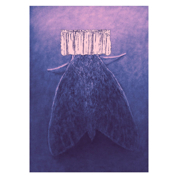 A Moth Print - 6x8” Art Cyberduds   