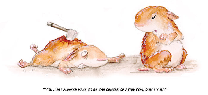 Hamster Art Prints Art Cyberduds Attention - 17x11 ($14)  