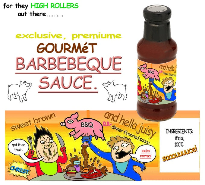 Sweet Bro and Hella Jeff BARBEQUE SAUCE!  TopatoCo   