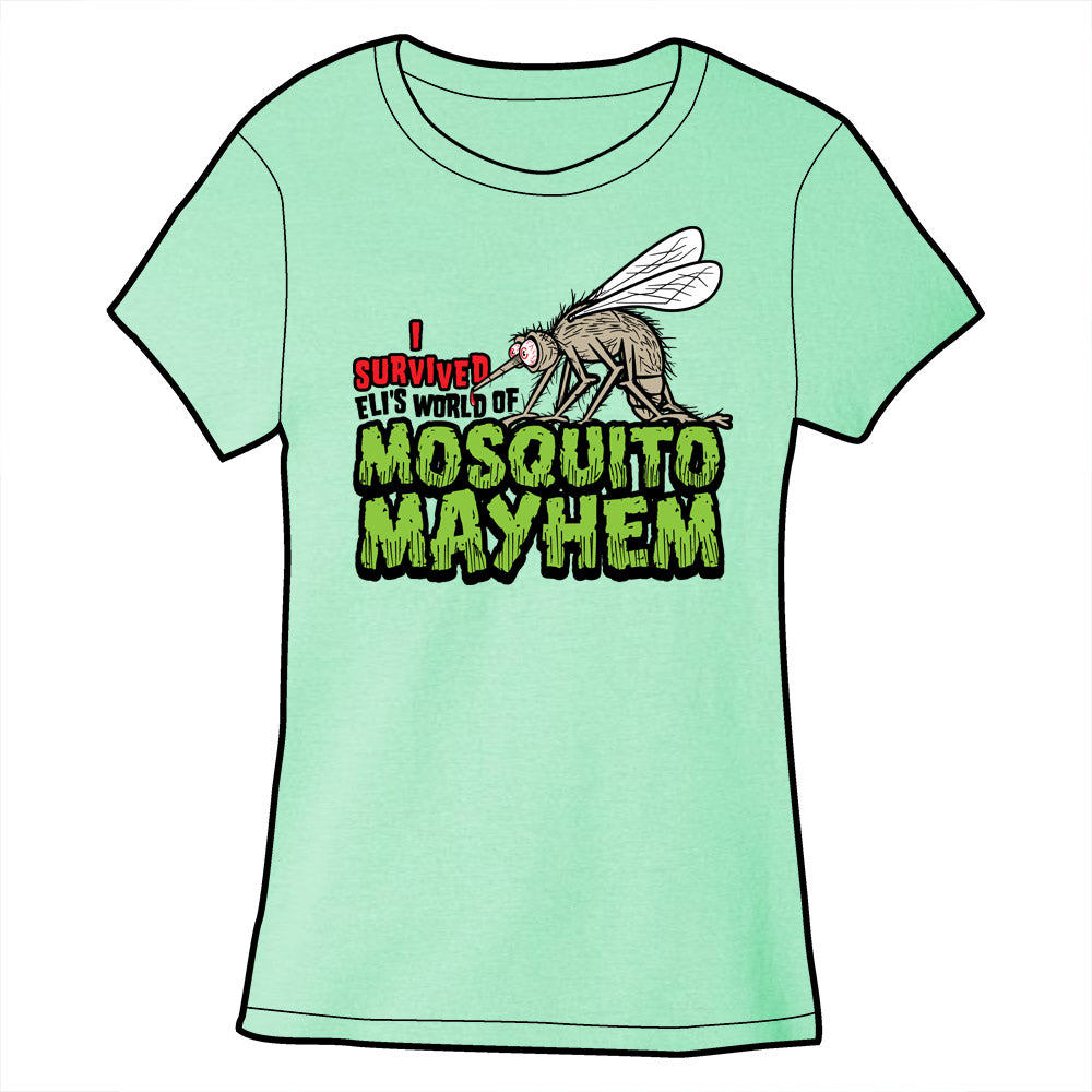 Eli's World of Mosquito Mayhem Shirt *LAST CHANCE* Shirts Brunetto Ladies Small  