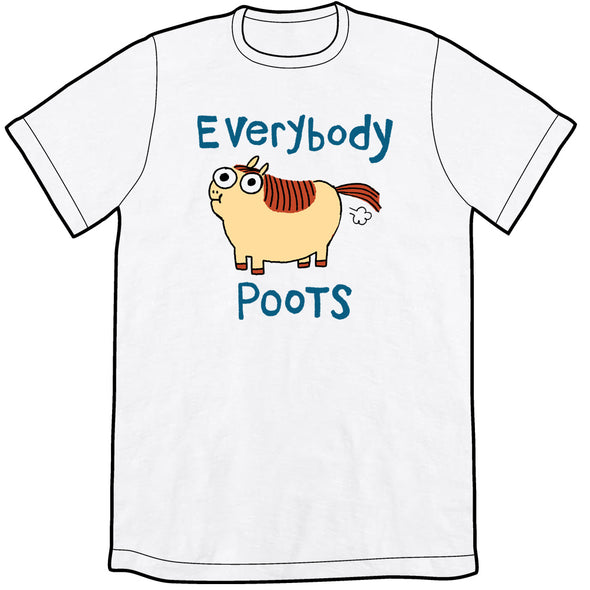 Everybody Poots Kids AND Adults Shirt Shirts Cyberduds Unisex Small  