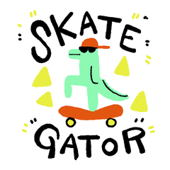 Extreme Skate Gator Shirt Shirts Brunetto   