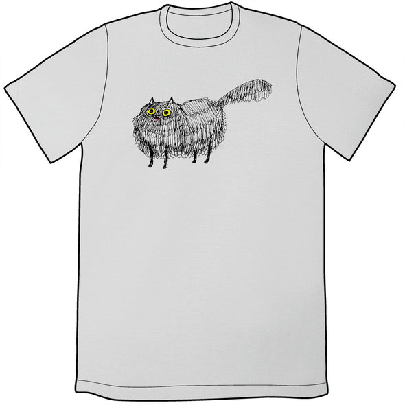 Wednesday the Cat Shirt Shirts Brunetto Mens/Unisex Small  