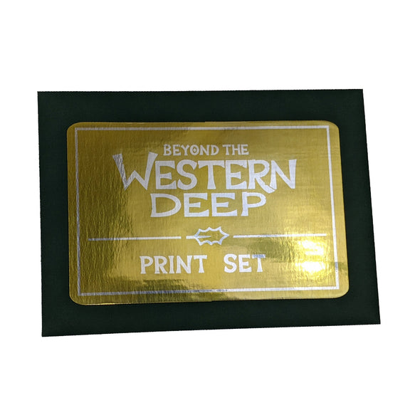 Beyond the Western Deep Three Print Set Art Western Deep, LLC   