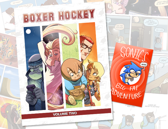 Boxer Hockey Book 2 Books Brunetto   