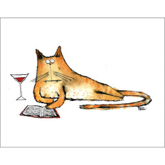 Phil McAndrew 11x14 Inch Prints Art Cyberduds Cat Relax  