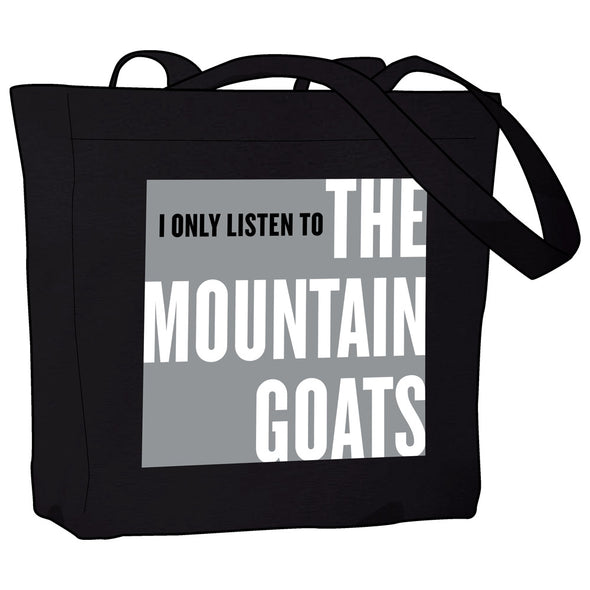 I Only Listen to the Mountain Goats Tote Bag Bags Brunetto   