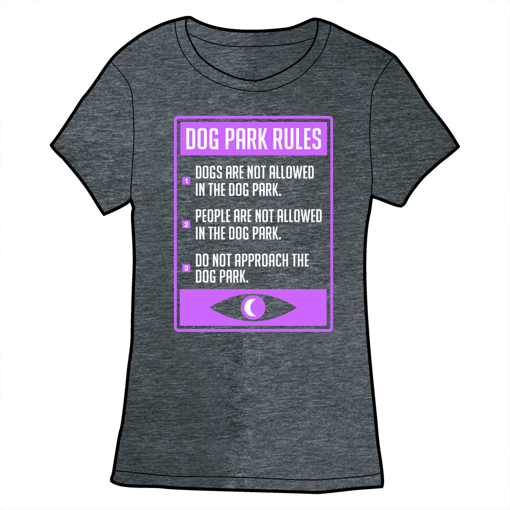 Dog Park Sign Shirt Shirts clockwise Fitted Small  
