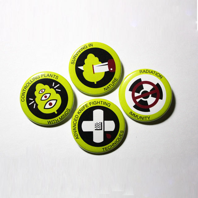 Night Vale Girl Scout BUTTON PACK Pins and Patches BusyBeaver   