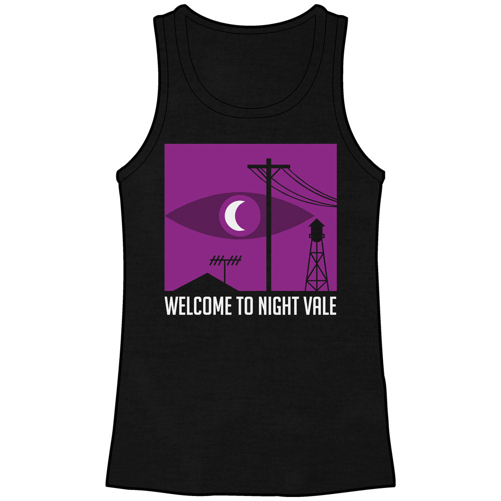 Welcome To Night Vale Logo Shirts and Tanks Shirts clockwise Unisex Small Tank Top  