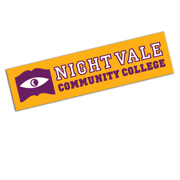 Night Vale Community College Bumper Sticker Stickers Stickermule   