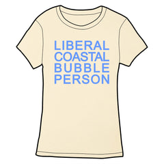 Liberal Coastal Bubble Person Shirt Shirts Cyberduds Ladies Small  