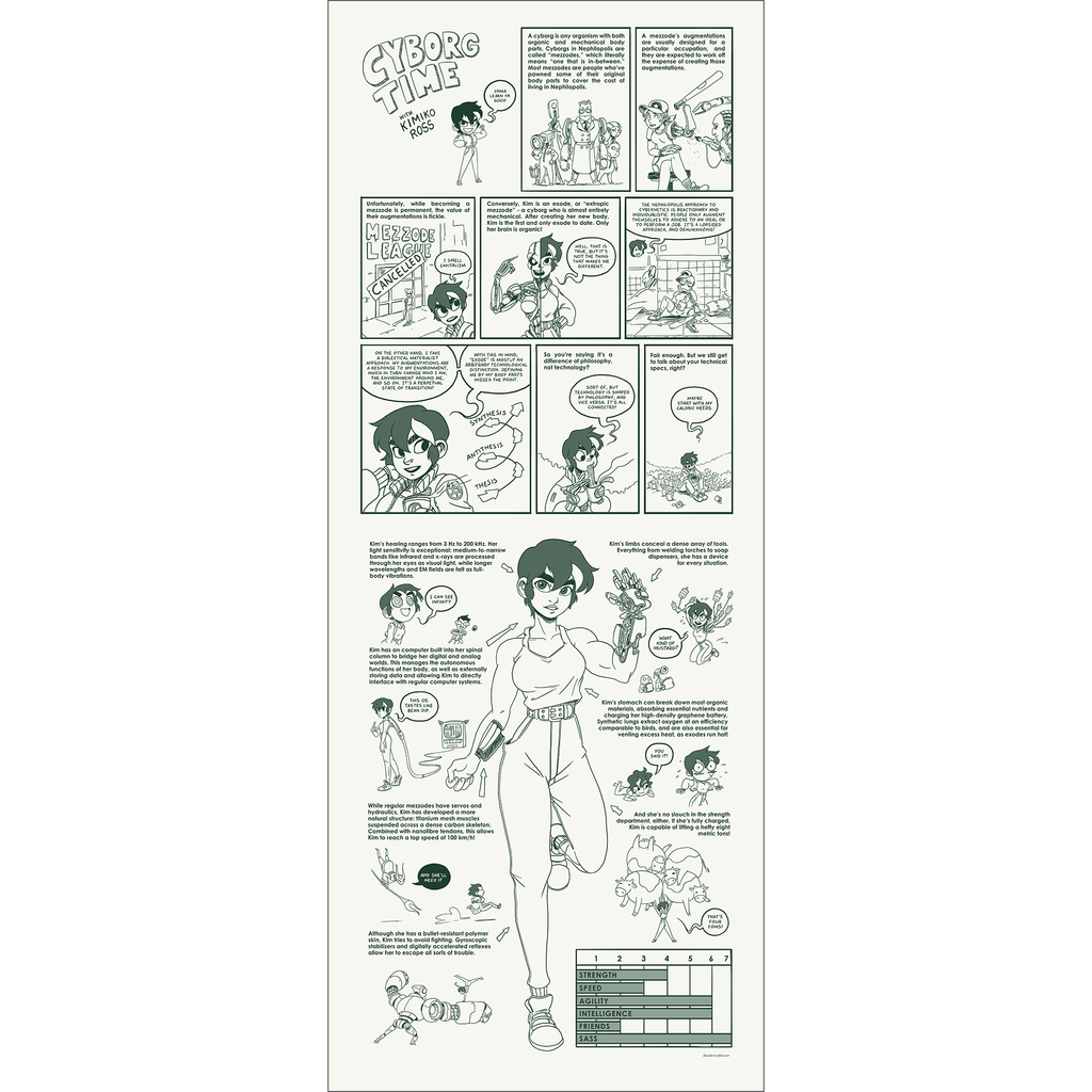 Cyborg Time With Kimiko Ross (12x30) TopatoCo Cyborg Time With Kimiko Ross (12x30) TopatoCo